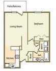 1BR/1BA