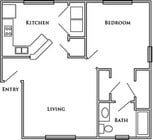 1BR/1BA