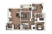 3 Bedroom | 2 Bath | 1368 ?SF (Attached Garage Available)