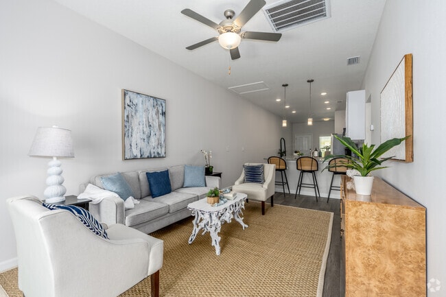 3BR, 2BA - 1,180SF - Living Room