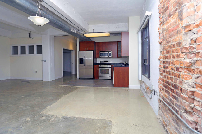 Back Unit, Windows in 2nd room - Broadway Lofts Unit 3A