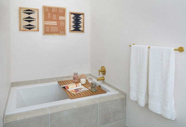 Relax and unwind in our spa-like bathtubs