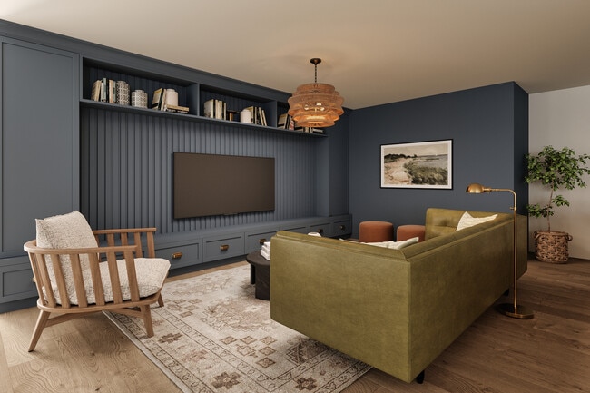 Salón social mejorado - Empire Columbia Apartments