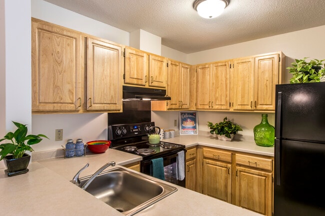 Kitchen with Blonde Cabinets