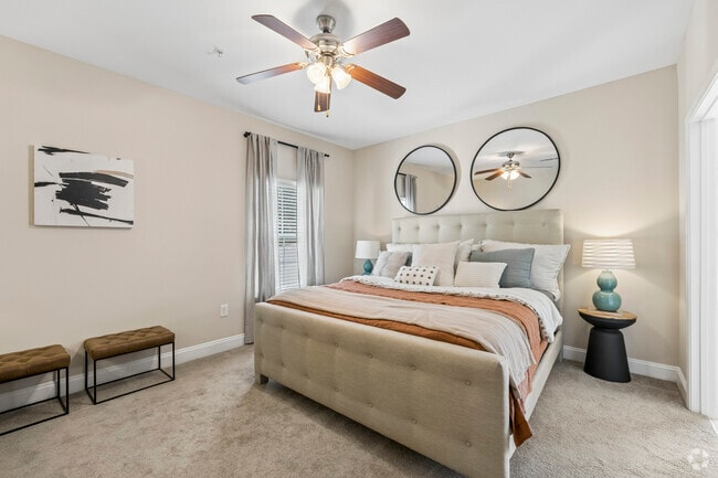 2BR, 2BA - 1,392SF - Primary Bedroom