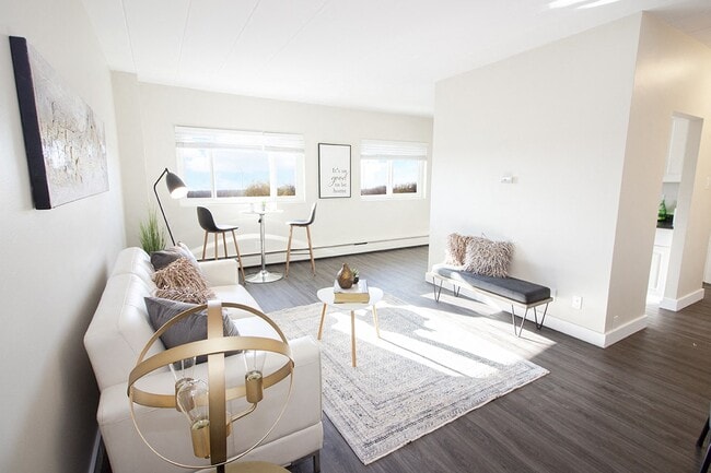 1BDR - Living Room - 2075 Portage Apartment