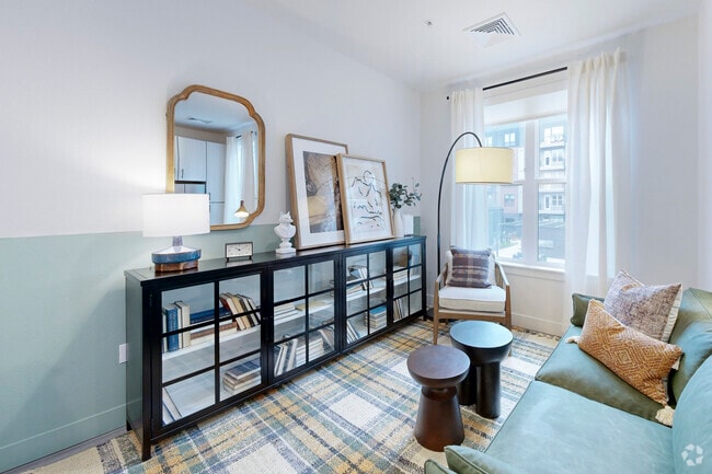 Studio - 575SF - Living Room - Ironworks on Fox