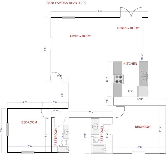 2828 Famosa Blvd Unit 209