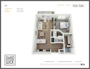 One Bedroom, One Bath
