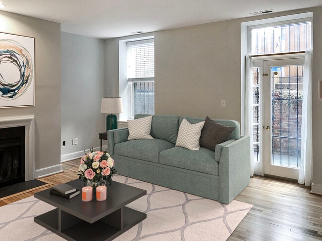 Family room with view of the terrace - lots of light!