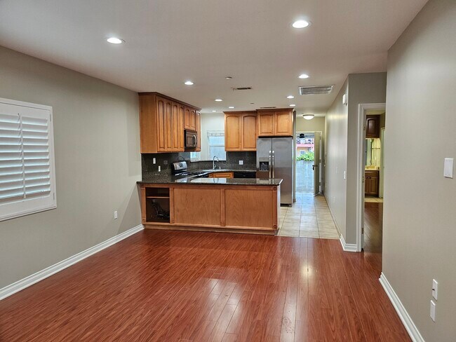 living room and kitchen - 122 S Craig Ave