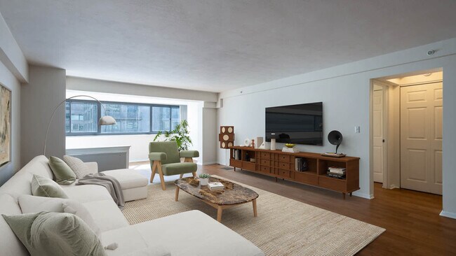 Living Room with Hard Surface Flooring