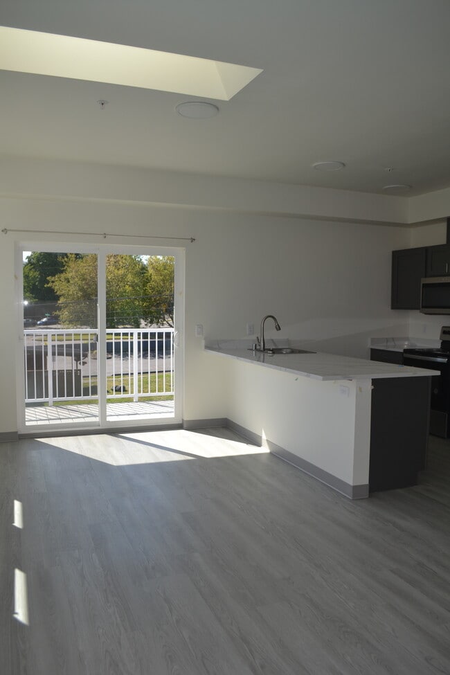 Some units featuring step-out patios
