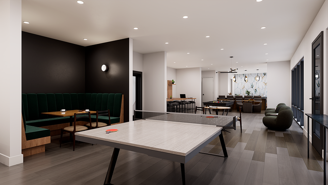 Club Lounge - Ping Pong Table - Union Knoxville Apartments