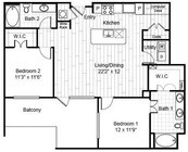 B4.1 floor plan Virage