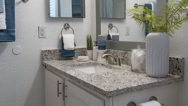 2BR, 2BA-1,050SF-Bathroom - Sound at Peninsula