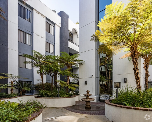 Courtyard - Midvale Court Apartments Westwood