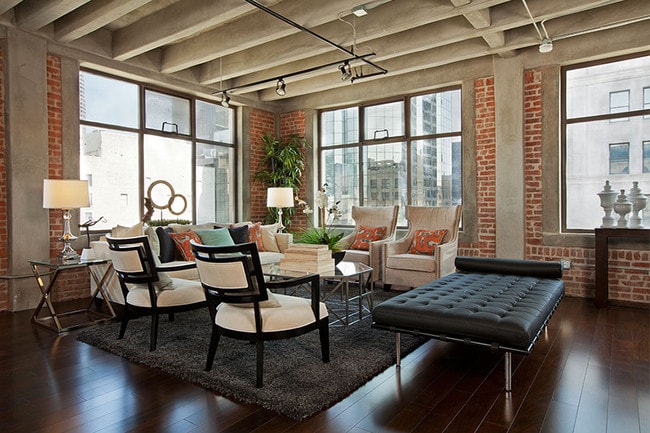 Floor-to-ceiling windows for optimal light