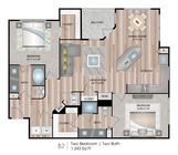 Plano de planta B2 The Madison en City Place