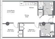 2C floor plan The Hecht Warehouse