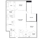 B4F | 2x2| 1254 sq ft