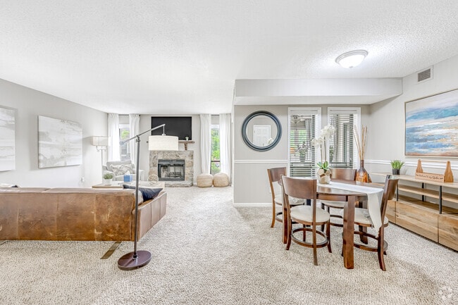 The Peachtree 2BR, 2BA - 1,456SF - Living Room