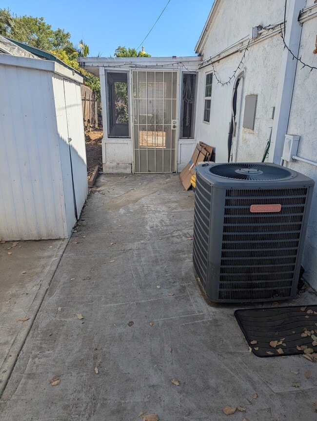 Enclosed Patio Entrance