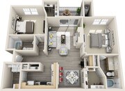 B2C- Premier floor plan The Ashborough