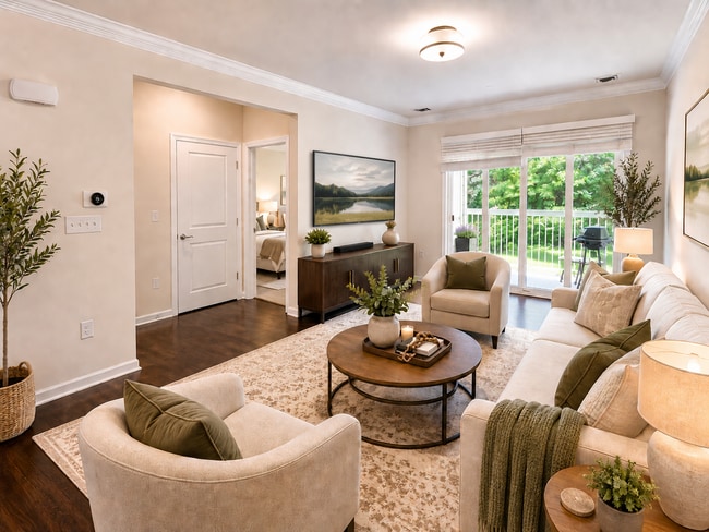 virtually staged living room - 90 Trotter Rd Unit 107