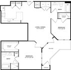 Plano de planta B2 611 Shepherd
