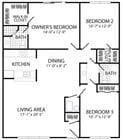 3BR/2BA