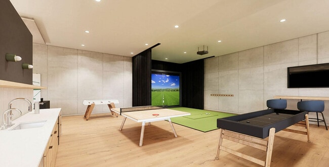 Experience the ultimate luxury in this recreational space designed for relaxation and entertainment. - The 1785 Club Athens