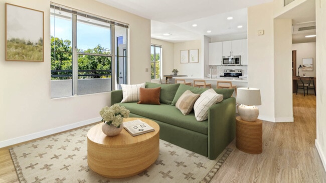Living Room with Hard Surface Flooring