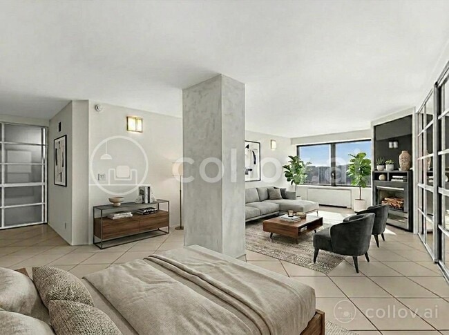 Estudio virtualmente escenificado - 65 E India Row Unidad 25G