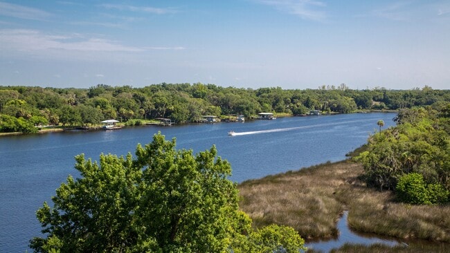 Marvel at the daily accessibility of serene river scenes and peaceful preserve landscapes to escape to just steps from our tranquil community. - Preserve at Alafia