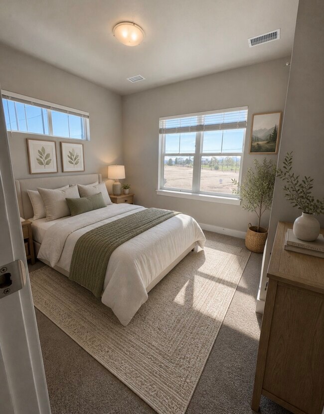 2nd Bed: Photos have been virtually staged to help visualize the space. The condo is unfurnished. - 265 High Point Dr Unit #208