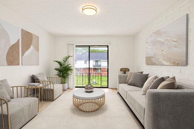 Living Area-Upgraded - Little Creek Apartments