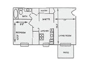 1BR/1BA