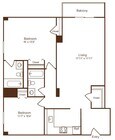 Two Bedroom - B2 Floor Plan