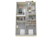 2 Bedroom / 1/5 Bath