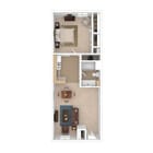 Beechwood Terrace - One Bedroom, 675 sq. ft.