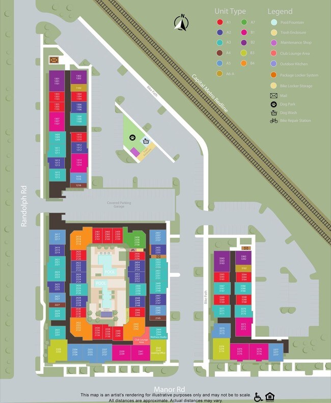 Apartamentos Elan East — logotipo de la comunidad