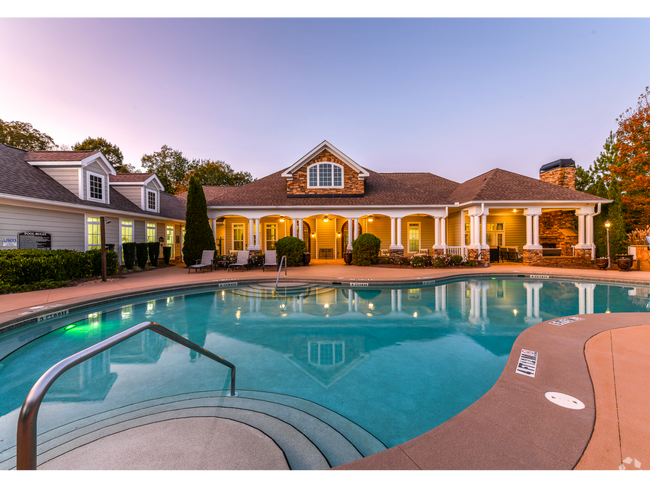 Resort-Style Pool at Dusk - Walden at Oakwood Rental