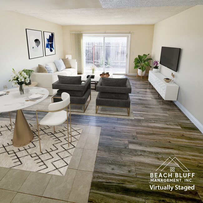 Living Room - 7250-7254 Fenway Dr Apartments