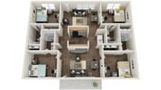 The Social SMTX I 4 Bed 4 bath Apartments in San Marcos near Texas State University Student Housing