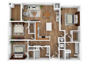 3 Bedroom | 2 Bath | 1436 SF