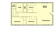 2BR/1.5BA