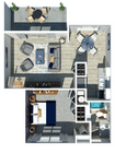 One Bedroom One Bathroom