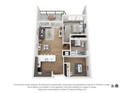 The Cedar Den floor plan The Timbers