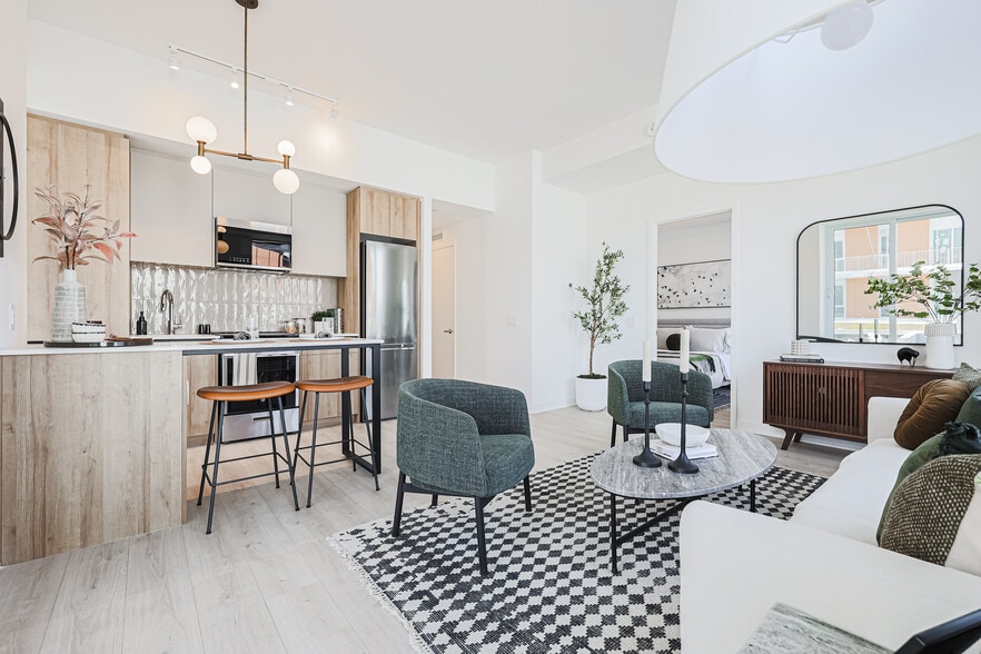 2-Bed, 2-Bath: Living Room